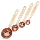 Academy Copper Plated Measuring Cups and Spoons