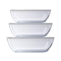 Ocuisine 3 Piece Casserole Set With Lids