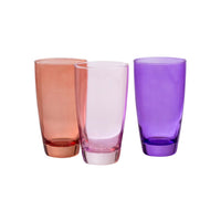 Ocean 'Tiara' Coloured Highball Glasses