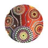 Banksia Red Aboriginal Art Unity Collectable Tin Contains Australian Jersey Caramel Fudge Design By Artist Polly Wilson