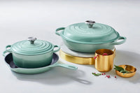 Le Creuset Signature Round Casseroles - Carribean Blue