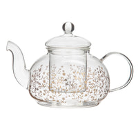 Leaf & Bean Wisteria 800mlGlass Teapot