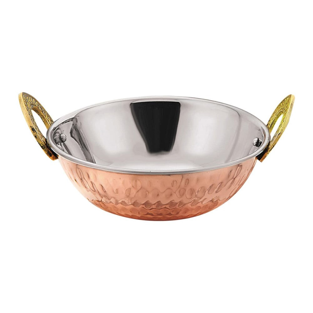 La Coppera Double Walled Copper and Stainless Steel Balti Dishes with ...