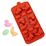 Sugar Crafty Silicone Chocolate Mould - Chicken, Bunny & The Egg