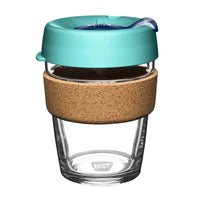 KeepCup Brew Cork – Refillable Cup made of Glass with Natural Cork Band -Assorted